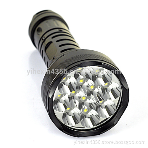 Powerful 13000Lumen 12x Cree XM-L T6 Memory LED Hunting Camping Flashlight